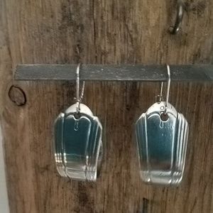 Vintage silverware Earrings 1900s
